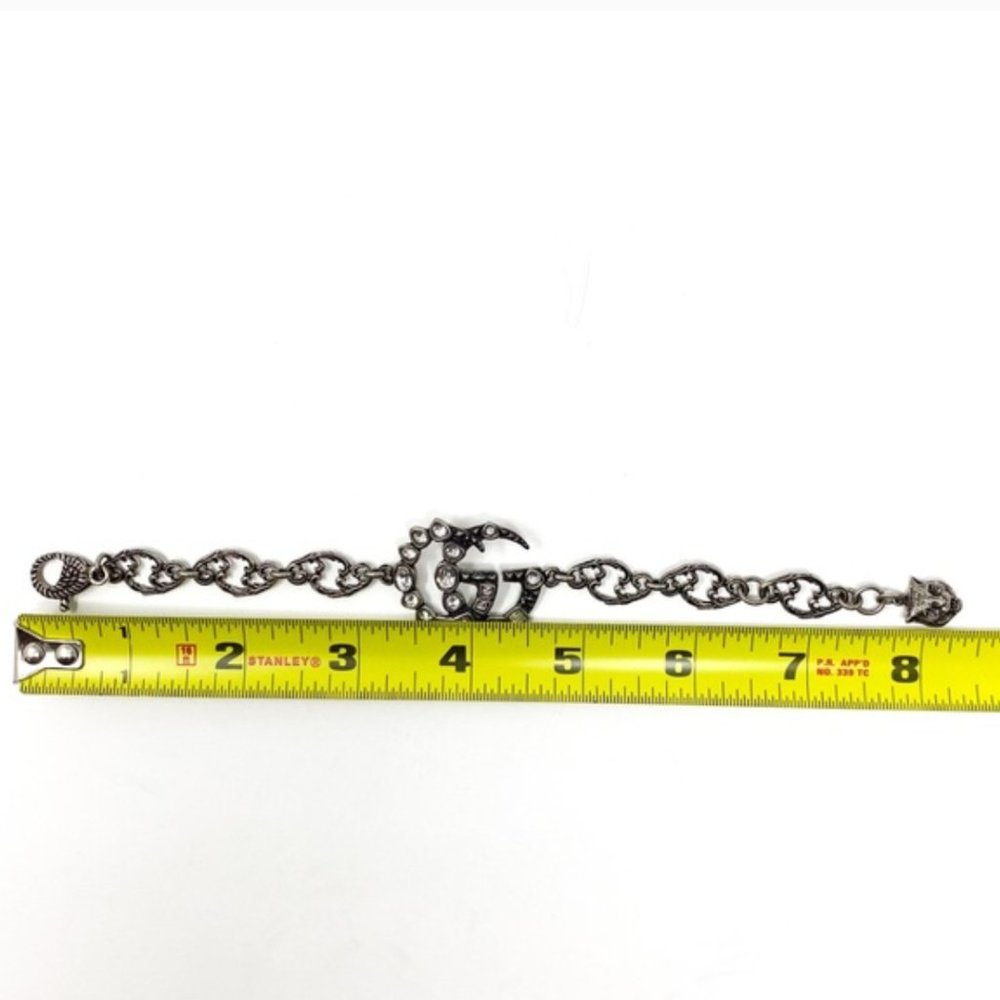 GUCCI BRACELET-MARMONT DOUBLE GG - CRYSTAL EMBELLISHED - VINTAGE FEEL - SOLD OUT - Picture 9 of 9
